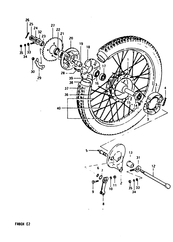 Rear wheel