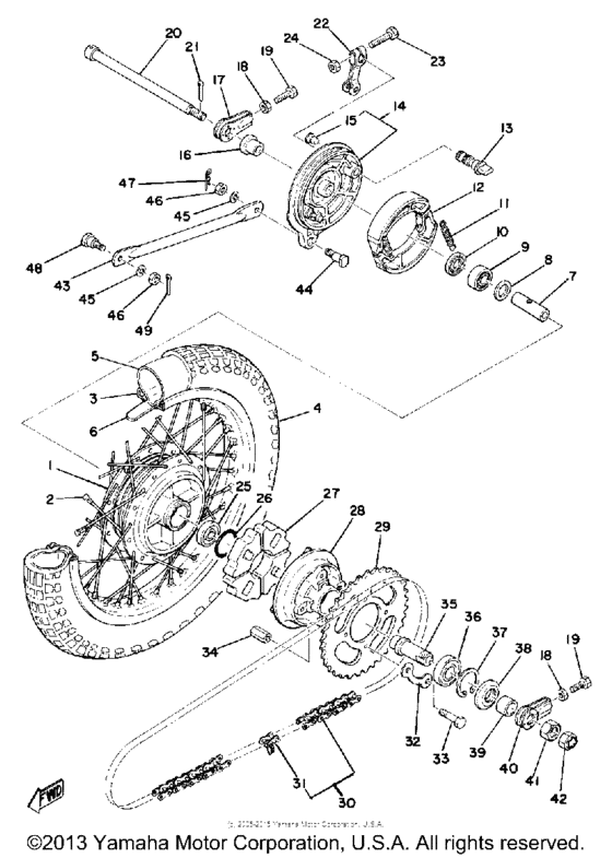Rear wheel
