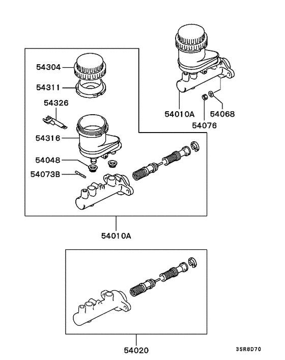 Brake master cylinder