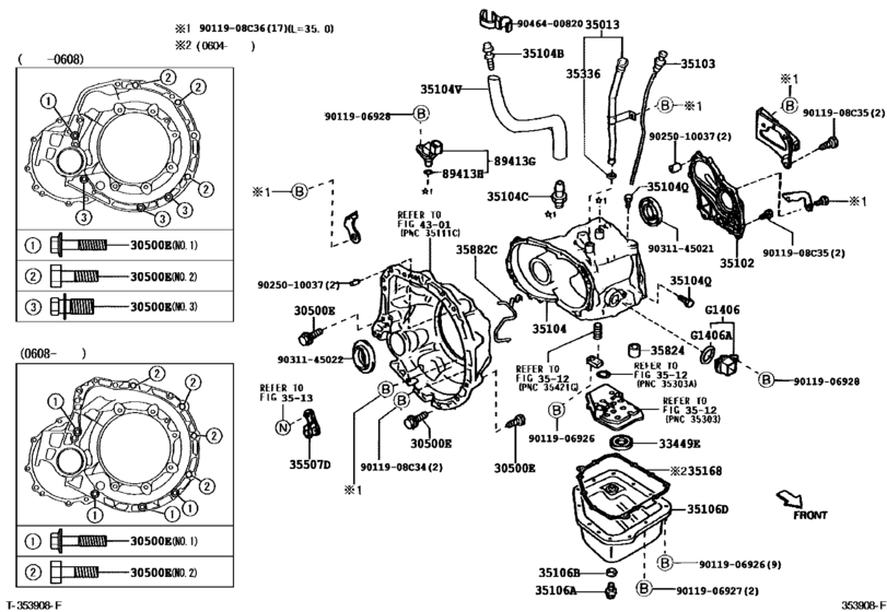 Transmission Case & Oil Pan (Atm)