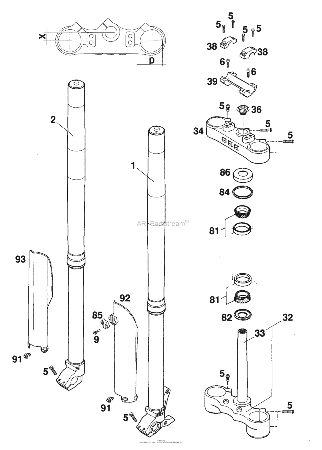 Front Fork Wp Usd 43