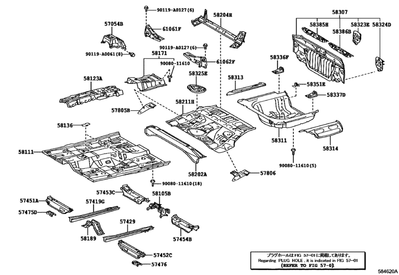 Floor Pan & Lower Back Panel