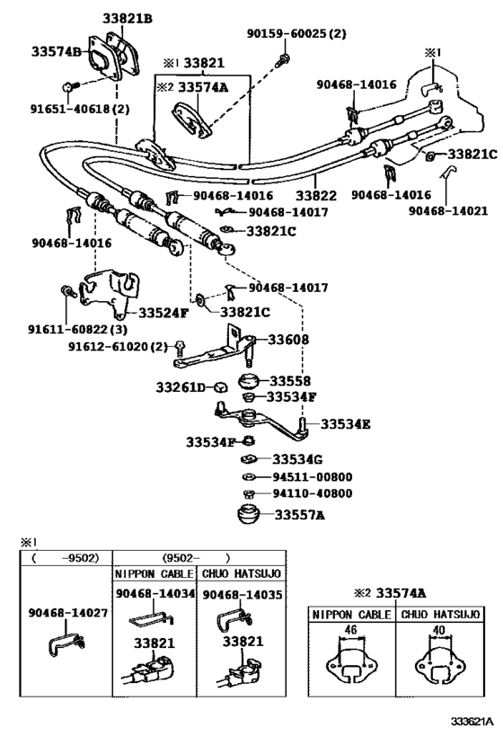 Shift Lever & Retainer