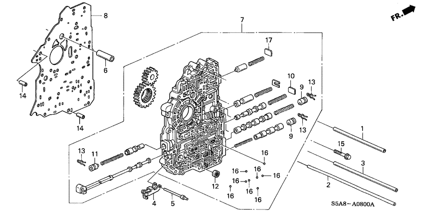 Main valve body