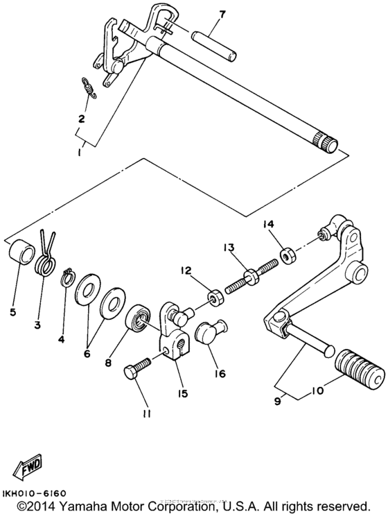 Shift shaft