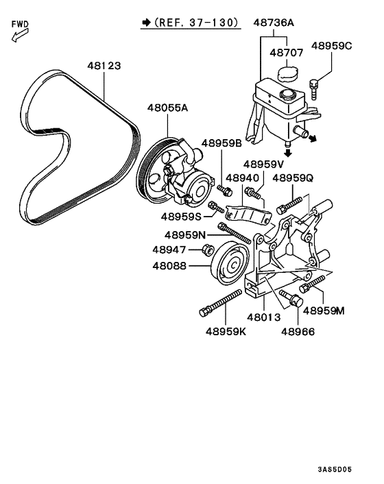 Power steering oil pump