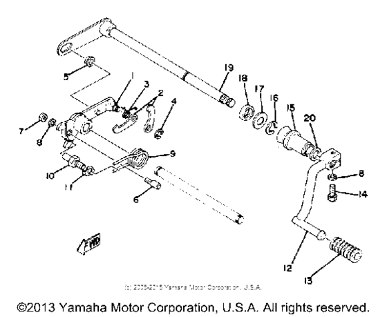 Shift shaft
