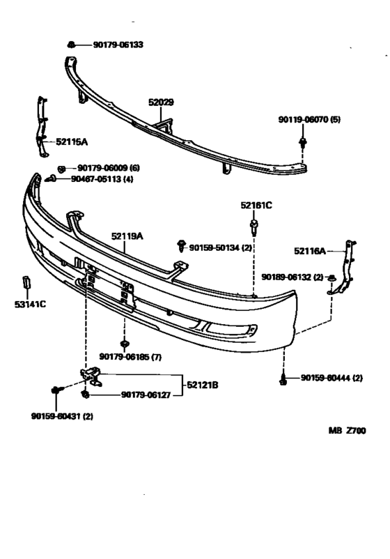Front Bumper & Bumper Stay