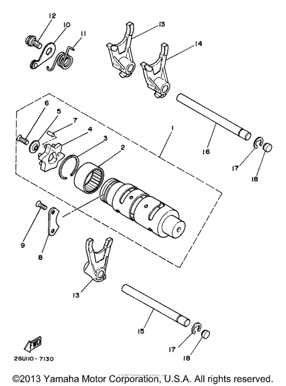 Shift Cam & Fork