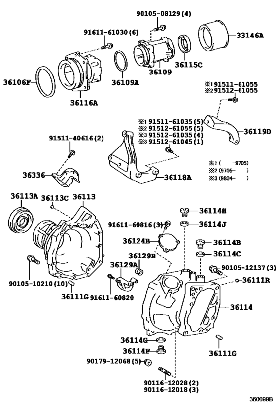 Transfer Case & Extension Housing