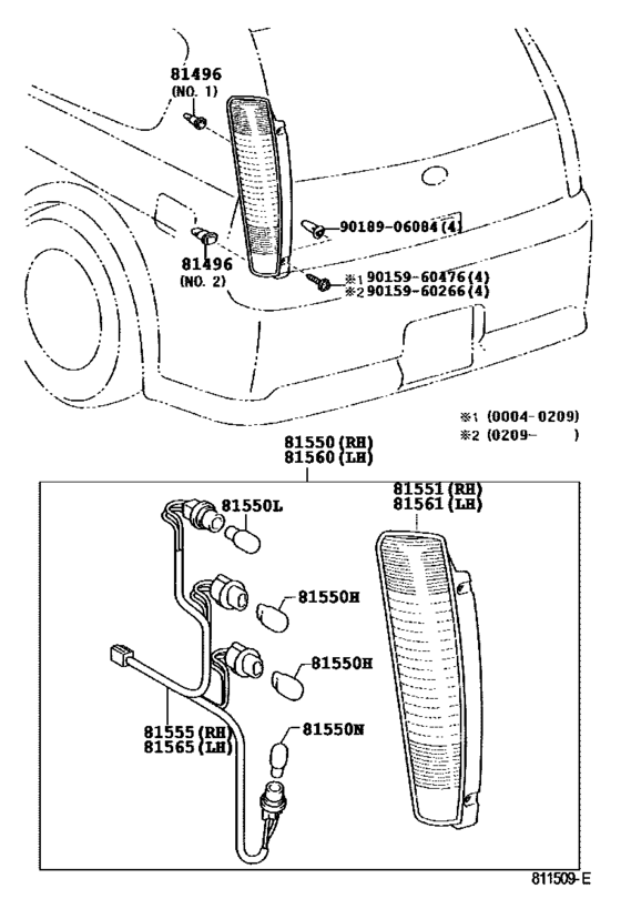 Замена задних фонарей LED - Toyota Vitz (10), 1 л, 2002 года стайлинг DRIVE2