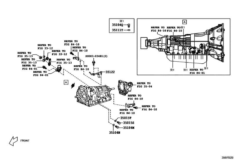 Transmission Case & Oil Pan (Atm)