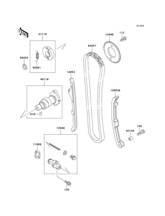 Camshaft(s)/tensioner