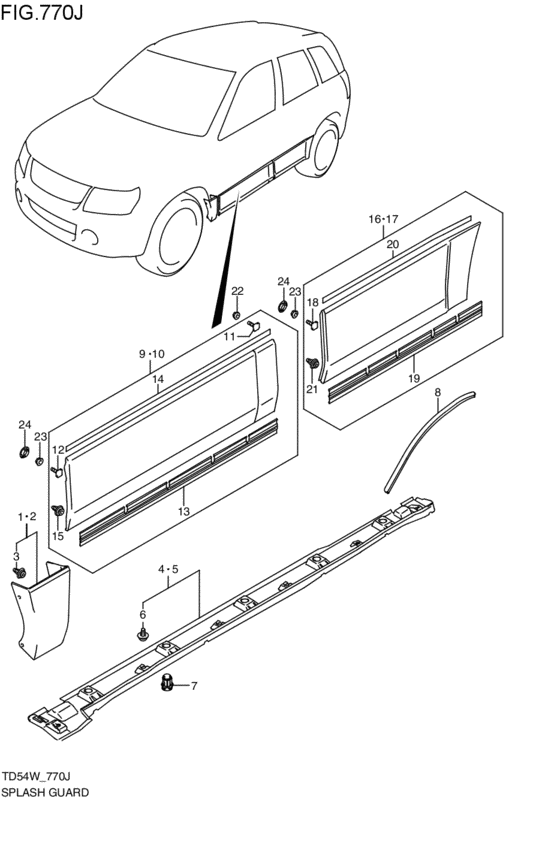splash guard / bumper extension