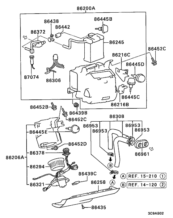 Heater unit & piping
