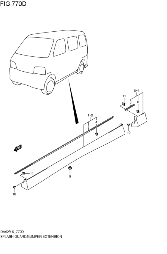 splash guard / bumper extension