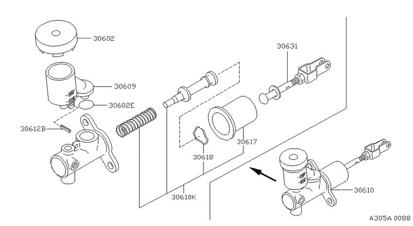 Clutch master cylinder
