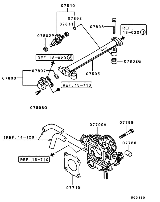 Injector & throttle body