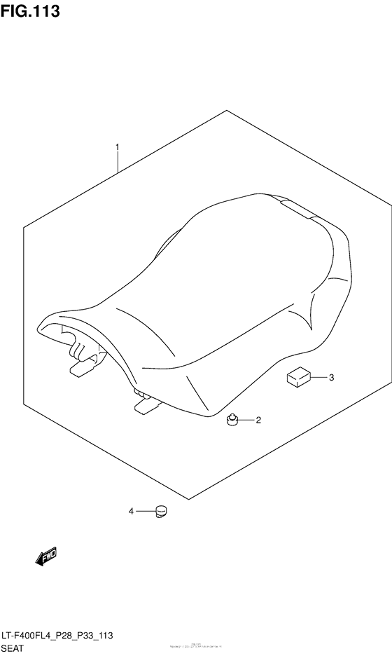 Seat (Lt-F400Fzl4 P33)
