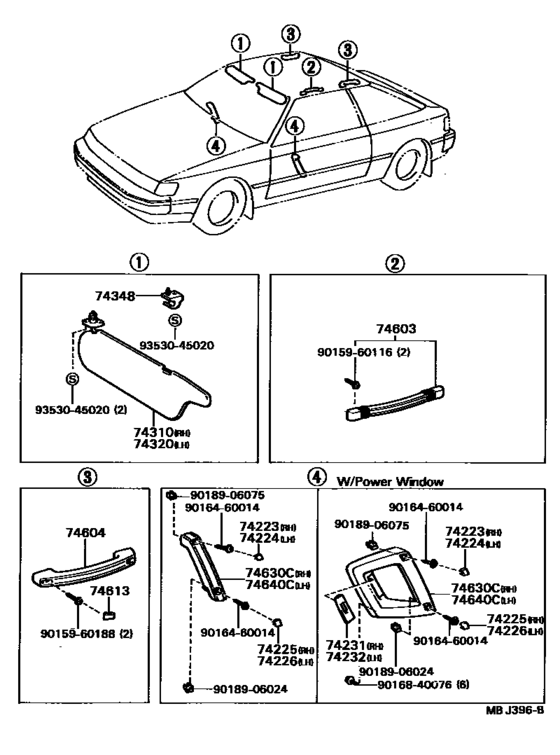 Armrest & Visor