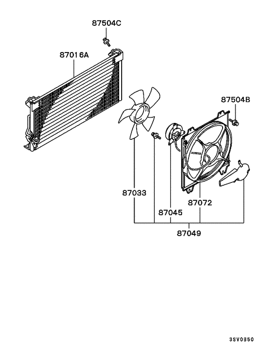 A/c condenser, piping