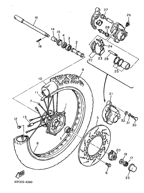 Front wheel