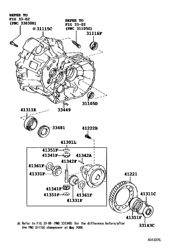 Front Axle Housing & Differential