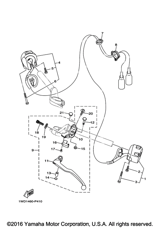 Handle switch & lever