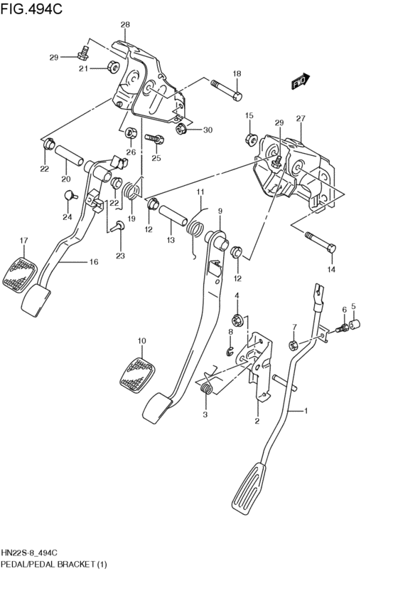 pedal / pedal bracket