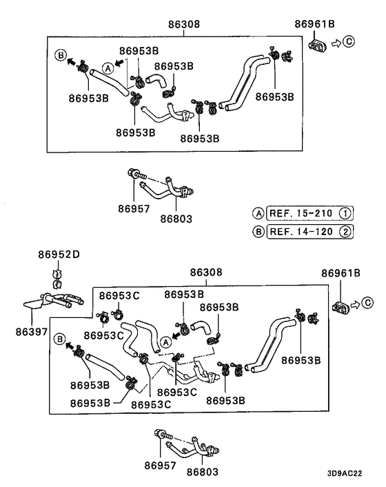Heater unit & piping