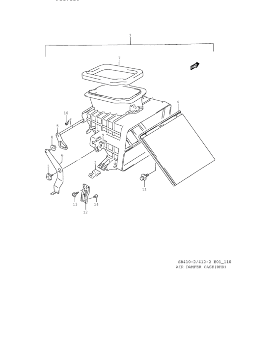 Air damper case