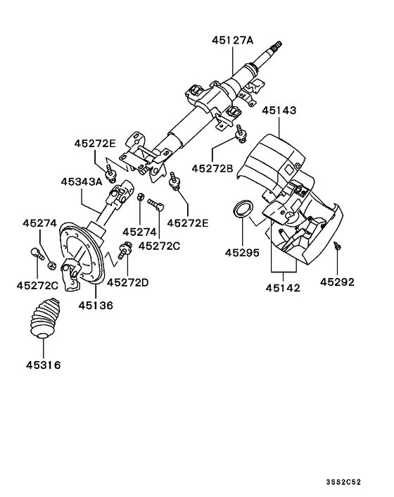 Steering column & cover