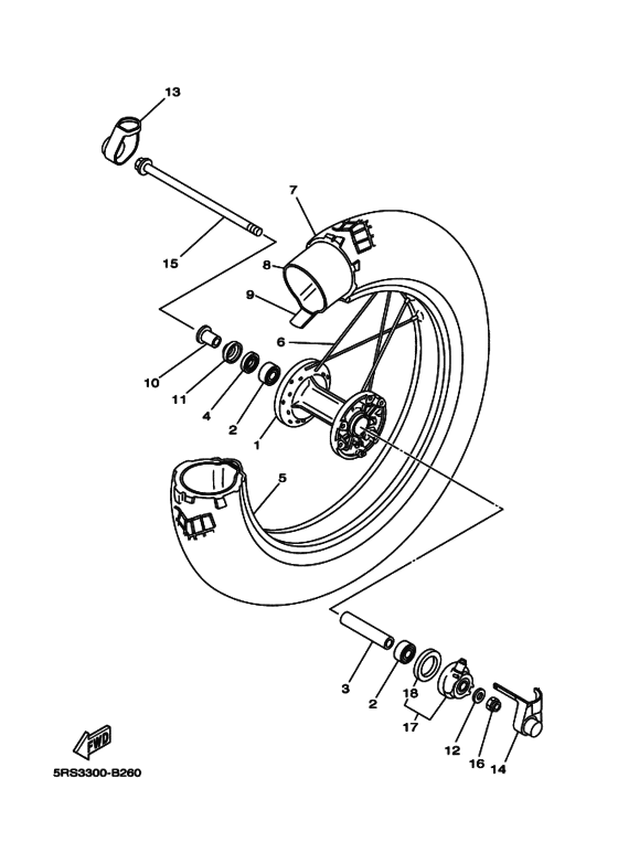 Front wheel