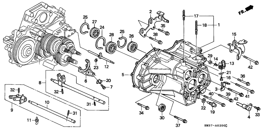 Transmission housing