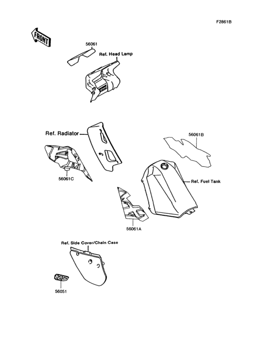 Decals(blue)(kmx125-a8)