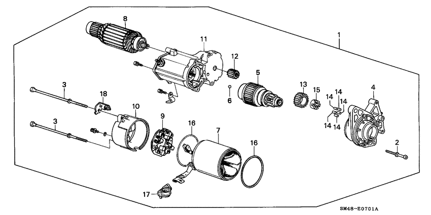 Starter motor