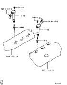 Spark plug,cable & coil