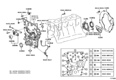 Timing Gear Cover & Rear End Plate