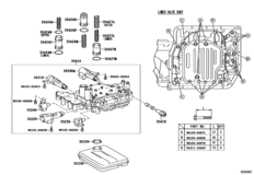 Valve Body & Oil Strainer (Atm)