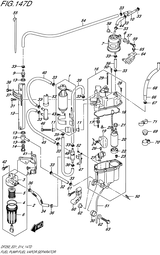 Fuel pump/fuel vapor separator
