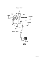 Brake Pedal & Bracket