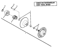 Driven clutch assembly.