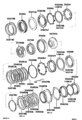Center Support & Planetary Sun Gear (Atm)