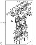 Short engine assy