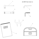 Tools, tool kit and owners manual