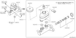 Brake master cylinder