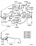 A/c condenser, piping