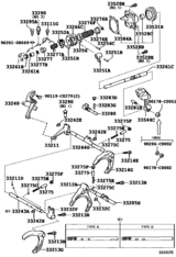 Gear Shift Fork & Lever Shaft (Mtm)