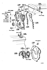 Timing Gear Cover & Rear End Plate