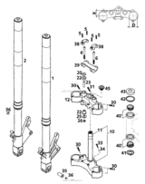 Front Fork White Power